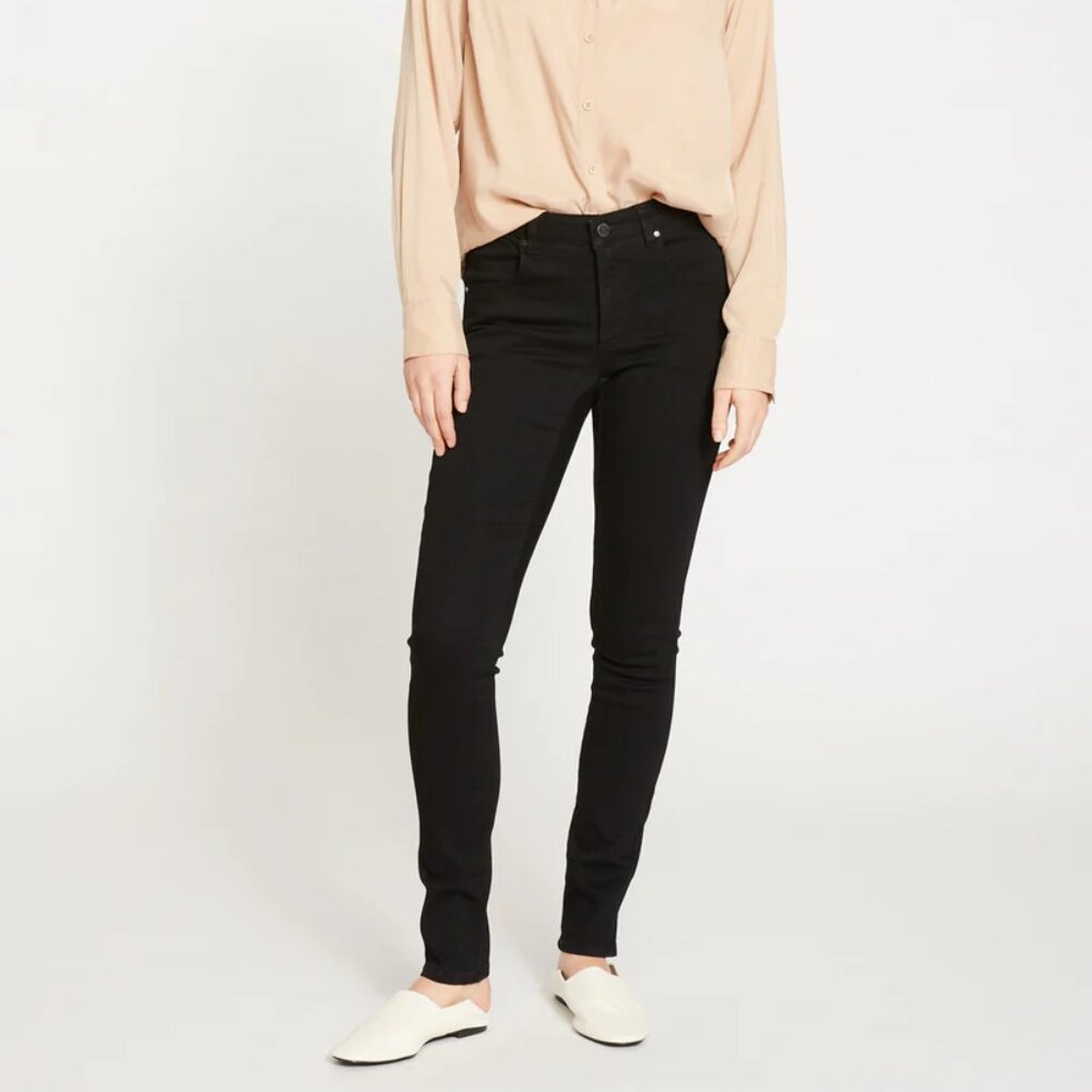 Universal Standard Mid Rise Skinny Jeans Black size 10 Stretch - Picture 10 of 10